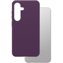 CARE Fashionable Case Plum Purple w. QI Galaxy S25 Plus