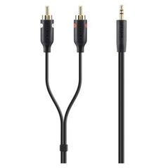 Kabel Belkin Jack 3.5mm - RCA (Cinch) x2 2m czarny (F3Y116BT2M)
