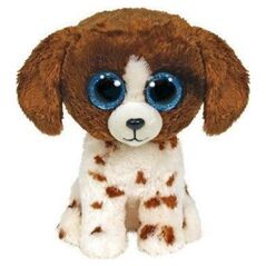Meteor Maskotka Ty Beanie Boos Pies brązowo-biały - Muddles 15 cm