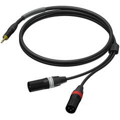 Καλώδιο Procab Καλώδιο PROCAB PRA712/3, 3,5mm (M) στερεοφωνικό βύσμα σε 2x XLR (M) (3m) 14081362 5414795042940