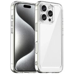 Θήκη Hurtel Outer Space με πλαίσιο gel για iPhone 16 Pro - διάφανη 14202312 5907769365034