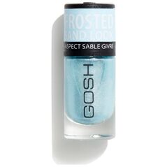 Gosh, Glittery, Matt Finish, Nail Polish, 06, Frosted Soft Blue, 8 ml For Women