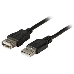 Kabel USB EFB USB-A - USB-A 1 m Czarny (K5248.1V2)