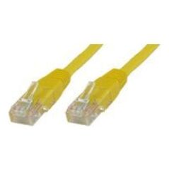 MicroConnect RJ-45/RJ-45 kat.6 0.3m Żółty (UTP6003Y)