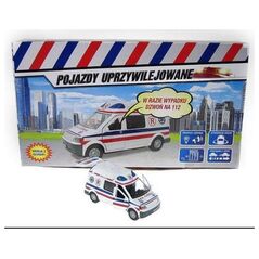 Hipo Karetka Pogotowia Van z głosem 14cm - HKG075
