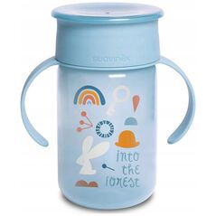 401195-KUBEK TRENINGOWY 360*              340ML/+12M/NIEBIESKI/FOREST