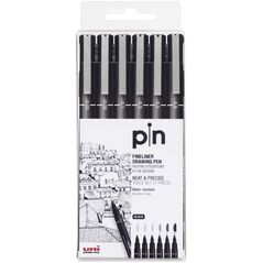 UNIBALL Uni - Fineliner 0,03-0,8 mm - Μαύρο (6 τμχ) (401230) /Arts and Crafts 14053816 4902778234600