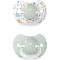 308275-SMOCZEK FIZJOLOGICZNY SX PRO       SILIKONOWY 2SZT/6-18M/ZIELONY/DREAMS