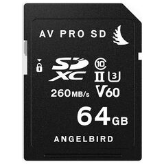 Karta Angelbird AV PRO SD MK2 V60 SDXC 64 GB Class 10 UHS-II/U3 V60 (AVP064SDMK2V60)