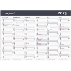 Kontorkalender Moderne A5 2025