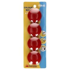 Argo Magnets 40mm ARGO WF 607254 κόκκινο 4 τεμ 10380086 5903069017031