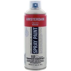 Artequipment Amsterdam Spray Paint Transparent Titanium White 112 13801115 8712079391515
