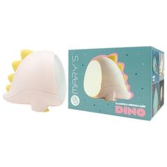 Lampka nocna LED dino różowy