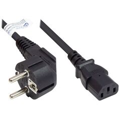 Alcasa P0130-S050 kabel zasilające Czarny 5 m CEE7/7 IEC C13