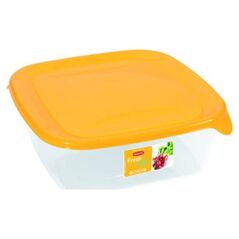 Curver KOMPLET POJEMNIKÓW FRESH&GO 3X0,8L ŻÓŁTY/TRANSPARENTNY 182218