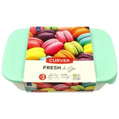 Curver Zestaw pojemników na żywność Curver FRESH&GO