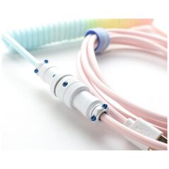 Ducky Ducky Premicord Cotton Candy Coiled Cable, USB Type C auf Type A - 1,8m 13299521 4711394391358