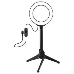 Puluz Ring φωτιστικό LED 12cm, με τρίποδο τραπεζάκι st 13274717 9990000940691