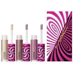 MAC Tiny Tricks Mini Lipglass Trio - Cool Set MAC: Lipglass, Shining, Lip Gloss, Charmed, I'm Sure!, 2,4 ml + Lipglass, Shining, Lip Gloss, Frills-N-Chills, 2,4 ml + Lipglass, Shining, Lip Gloss, Frost Smitten, 2,4 ml για γυναίκες 13276199 773602609567
