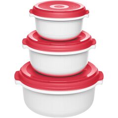 Emsa Emsa Micro Family Mikrowave Starter Set red 3 pcs.
