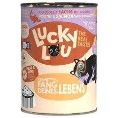 Lucky Lou Lucky Lou Lifestage Adult Drób i łosoś puszka 400g