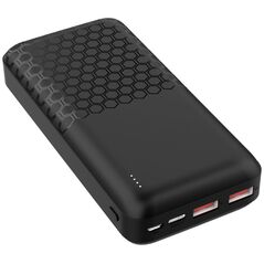 Platinet Platinet power bank 20000mAh PD QC, black (45932)