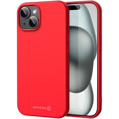 Θήκη Swissten Soft Joy για iPhone 15 Red 13319391 8595217483194