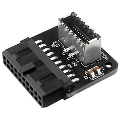 Graugear Graugear Interner 19-pin Stecker (USB 3.0) auf USB 3.1 Type-E 20-pin Key A - 90 Grad 13333968 4260746550238