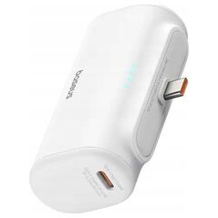 Powerbank Baseus Compact 5000mAh, 20W, USB-C (biały)
