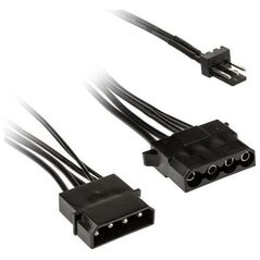 Kolink Kolink 3-Pin Fan Power to 2x 4-Pin Molex Adapter - 245mm, μαύρο 13334020 5999094004955