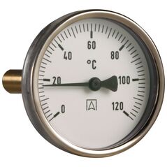 Afriso Termometr bimetaliczny BiTh 100 mm 0 - 120°C tuleja 63mm 1/2" (63812)