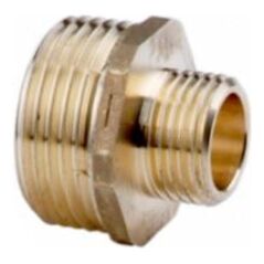 Ferro Nypel mosiężny redukcyjny 2 x 5/4" żółty (N19Z)