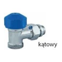 Red Zawór termostatyczny 1/2 x 3/4" kątowy biały (90481578524)