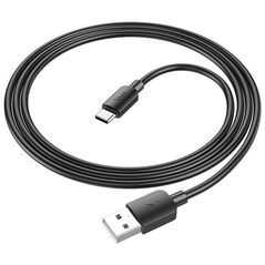 Kabel USB Hoco HOCO kabel USB A do Typ C PD 2,4A 27W X96 1 m czarny
