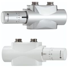 Heimeier Zestaw termostatyczny Multilux 4 głowica Halo biały (9690-27.800)