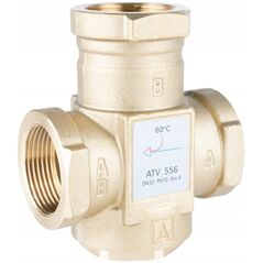 Zawór temperaturowy ATV 556, DN32, Rp1 1/4, kvs 9, 60°C (S)A