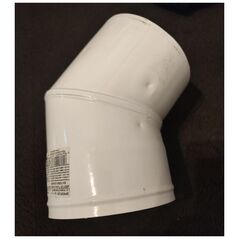 SpiroFlex 80/125 διπλό τοίχωμα αγκώνα 45 λευκό 2 ΤΟΙΧΟΣ ΑΓΩΝΑ ΛΕΥΚΟ 45 12207162 5907520913337