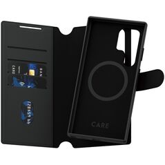 Etui CARE by PanzerGlass Feature Tango    2w1 Wallet do Samsung Galaxy S25 Ultra czarny