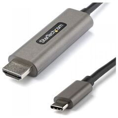 Kabel USB StarTech USB-C - HDMI 1 m Czarno-szary (CDP2HDMM1MH)