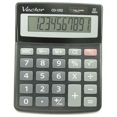 Kalkulator Vector (KAV CD-1202 BLK)
