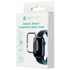 Futerał ochronny ze szkłem Bestsuit Flexible do Apple Watch 10 46mm - czarny