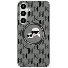 KARL LAGERFELD futerał do SAMSUNG S25 KLHMS25SHMCKMHK (Magnetic IML Metal Monogram KC Heads) czarny