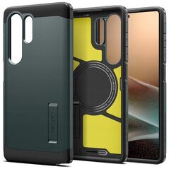Etui Spigen Tough Armor MagSafe do        Samsung Galaxy S25 Ultra zielony