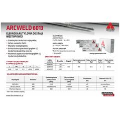 LINCOLN ELECTRODE ARCWELD 6013 FI 4.0/4.5kg