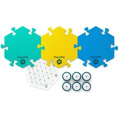 FluentPet - Basic Get Started Kit - zestaw 6 przycisków z piankowymi matami i naklejkami do komunikacji z psem / kotem