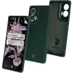 Bizon Soft Case Motorola Edge 50 Fusion dark green