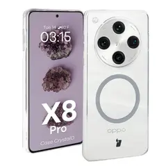 Bizon Case CrystalO Oppo Find X8 Pro clear