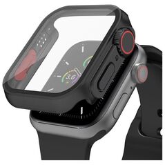 Θήκη PC με Tempered Glass Ahastyle WG115 Apple Watch 7/8/9 45mm Upgrade σε Ultra Μαύρο 742089321583 742089321583 έως και 12 άτοκες δόσεις