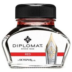 Diplomat atrament Diplo Octopus 30 ml szklany czerwony
