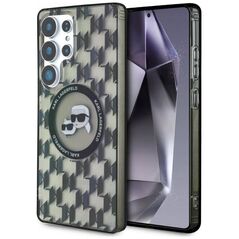 KARL LAGERFELD futerał do SAMSUNG S25 Ultra KLHMS25LHMCKMHK (Magnetic IML Metal Monogram KC Heads) czarny